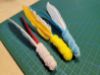 Picture of 3 Pack Handmade Goose Feather Fetch Toys for Cats – Stealth Version – Flies Like a Dart!