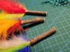Picture of 3 Pack Silvervine Sticks with Colourful Feathers