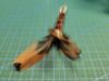 Picture of Natural pheasant orange black tip feather teaser refill