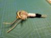 Picture of Dual colour natural pheasant feather and hemp refill toy