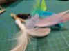 Picture of 3 PACK of two feather teasers and one edible catnip stick with feathers