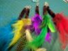 Picture of 5 PACK handmade feather refill toys - 4 feathers per toy