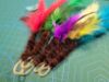 Picture of 5 PACK handmade feather refill toys - 4 feathers per toy