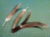 Picture of MUNIFICENT Big Lad's handmade natural rooster feather fetch toy
