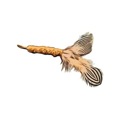 Picture of Natural silver pheasant feather teaser refill 