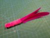Picture of 3 PACK of fetch toys with bell, no bell and natural - variety pack - flies like a dart!