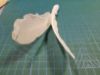 Picture of MUNIFICENT Whitey's handmade natural hen feather fetch toy for cat stealth version