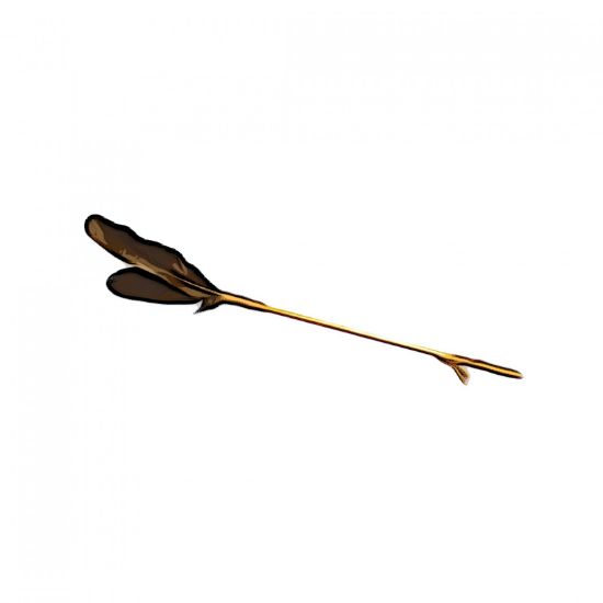 Picture of Handmade, fully natural large wand toy with real chicken feathers - no more hand scratches