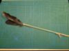 Picture of Handmade, fully natural large wand toy with real chicken feathers - no more hand scratches
