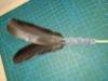 Picture of Handmade large wand toy with real chicken feathers - no more hand scratches