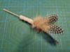 Picture of Handmade small kitten wand toy with real feathers - no more hand scratches