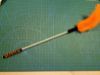 Picture of HALLOWEEN themed Handmade large wand toy with real chicken feathers - no more hand scratches