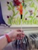 Picture of HALLOWEEN themed Handmade large wand toy with real chicken feathers - no more hand scratches