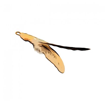 Picture of MUNIFICENT Mushrooms' natural hen handmade feathers refill toy for frenzy & da bird type wand teasers