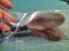 Picture of MUNIFICENT Velvets' natural hen handmade feathers refill toy for frenzy & da bird type wand teasers