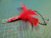 Picture of Striped handmade refill toy with strings for frenzy & da bird type wand teasers