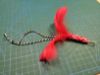 Picture of Striped handmade refill toy with strings for frenzy & da bird type wand teasers