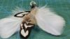 Picture of Black and white pheasant feather wand teaser refill for Da bird Frenzy