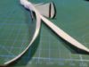 Picture of White pheasant feather and ribbon wand refill for Da Bird Frenzy wand 