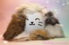 Picture of Small real rabbit fur mouse wand teaser: the ultimate feline playtime experience