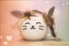 Picture of Handmade from natural Guinea Fowl feather and hemp refill toy