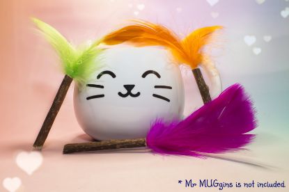 Picture of 3 Pack Silvervine Sticks with Colourful Feathers