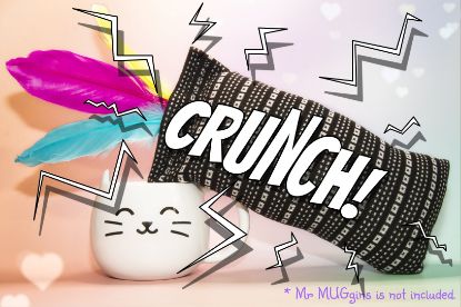 Picture of Crunchy middle, handmade catnip infused medium size kicker