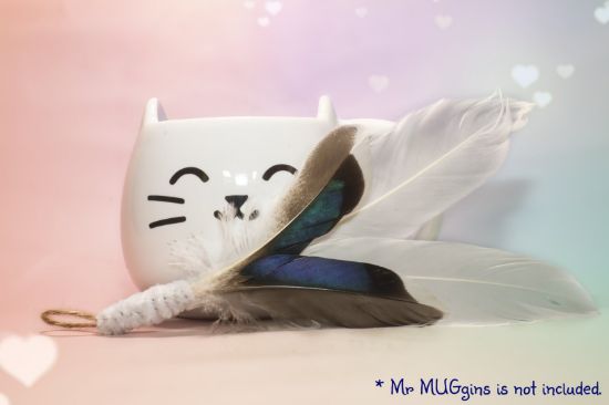 Picture of Natural blue duck and white swan feather refill teaser